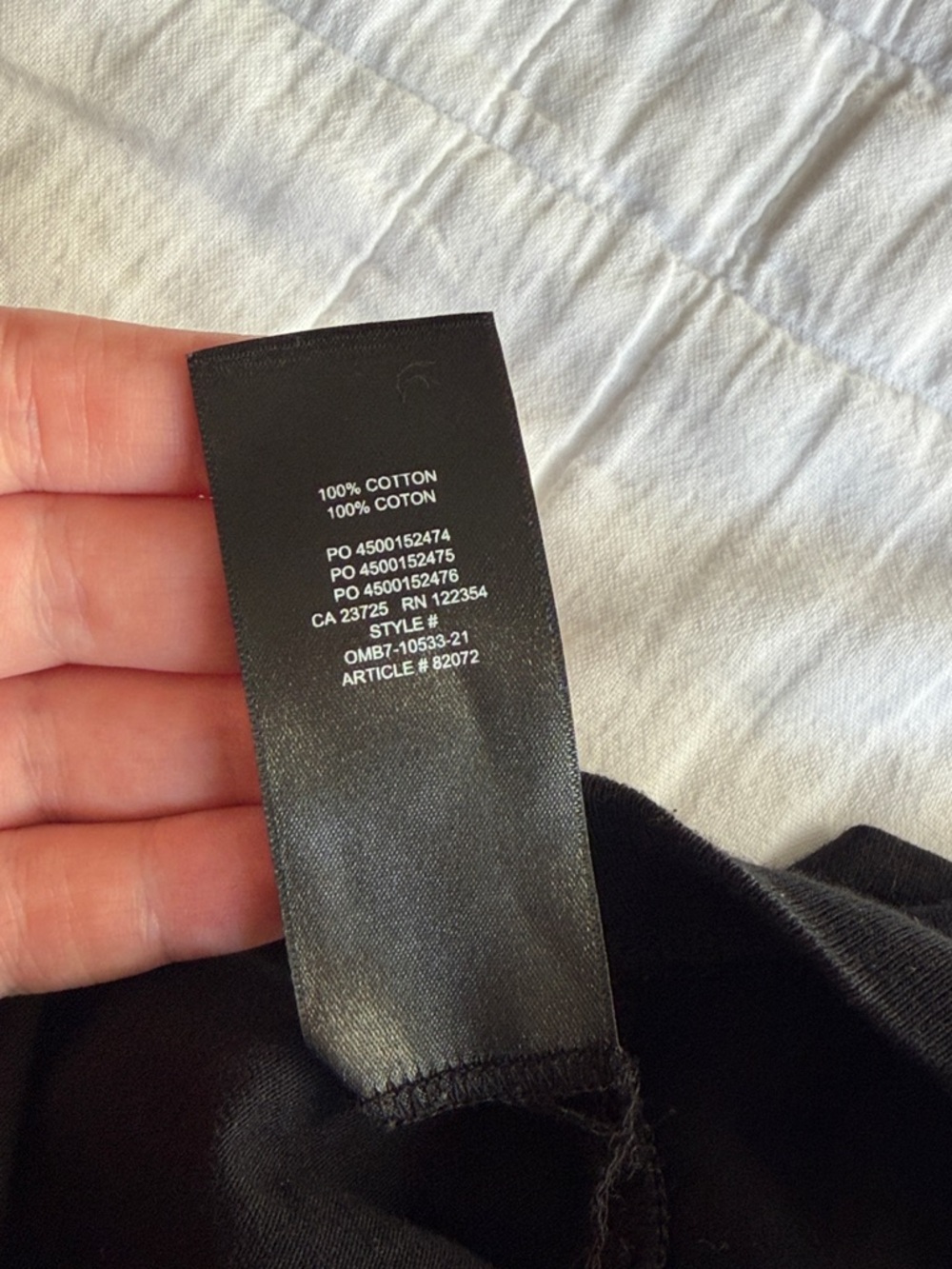 Aritzia Black Cropped Muscle Tank - Picture 4 of 5
